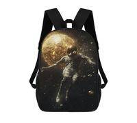 sinyumoney Sac À Dos Enfant 17 Pouces Imprimé En 3D, Motif Dessin Animé Astronaut Floating in Space -6, Idéal Pour Les Voyages, Les Livres Et L'école.