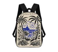 sinyumoney Sac À Dos Enfant 17 Pouces Imprimé En 3D, Motif Dessin Animé Cape Hatteras, North Carolina Art Print, Idéal Pour Les Voyages, Les Livres Et L'école.