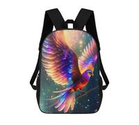 sinyumoney Sac À Dos Enfant 17 Pouces Imprimé En 3D, Motif Dessin Animé Colorful Fantasy Bird Art-1, Idéal Pour Les Voyages, Les Livres Et L'école.