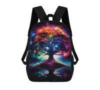 sinyumoney Sac À Dos Enfant 17 Pouces Imprimé En 3D, Motif Dessin Animé Colorful Tree Wall Art Print, Idéal Pour Les Voyages, Les Livres Et L'école.