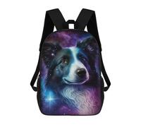 sinyumoney Sac À Dos Enfant 17 Pouces Imprimé En 3D, Motif Dessin Animé Cosmic Canine Canvas Print-4, Idéal Pour Les Voyages, Les Livres Et L'école.