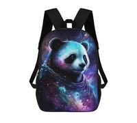 sinyumoney Sac À Dos Enfant 17 Pouces Imprimé En 3D, Motif Dessin Animé Cosmic Panda in Space, Idéal Pour Les Voyages, Les Livres Et L'école.