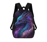 sinyumoney Sac À Dos Enfant 17 Pouces Imprimé En 3D, Motif Dessin Animé Fantasy Dragon Artwork -9, Idéal Pour Les Voyages, Les Livres Et L'école.