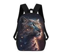 sinyumoney Sac À Dos Enfant 17 Pouces Imprimé En 3D, Motif Dessin Animé Galactic Leopard Portrait-21, Idéal Pour Les Voyages, Les Livres Et L'école.