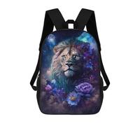 sinyumoney Sac À Dos Enfant 17 Pouces Imprimé En 3D, Motif Dessin Animé Galactic Lion Majesty -8, Idéal Pour Les Voyages, Les Livres Et L'école.