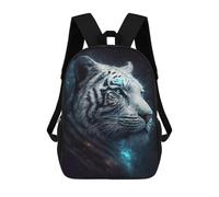 sinyumoney Sac À Dos Enfant 17 Pouces Imprimé En 3D, Motif Dessin Animé Galactic Tiger Portrait -5, Idéal Pour Les Voyages, Les Livres Et L'école.