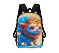 sinyumoney Sac À Dos Enfant 17 Pouces Imprimé En 3D, Motif Dessin Animé Magical Fantasy Creature Artwork, Idéal Pour Les Voyages, Les Livres Et L'école.