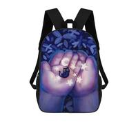 sinyumoney Sac À Dos Enfant 17 Pouces Imprimé En 3D, Motif Dessin Animé Mini Cat, Idéal Pour Les Voyages, Les Livres Et L'école.