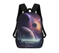sinyumoney Sac À Dos Enfant 17 Pouces Imprimé En 3D, Motif Dessin Animé Strange Galaxy, Idéal Pour Les Voyages, Les Livres Et L'école.