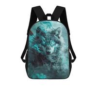 sinyumoney Sac À Dos Enfant 17 Pouces Imprimé En 3D, Motif Dessin Animé Wolf Spirit Art Print-16, Idéal Pour Les Voyages, Les Livres Et L'école.