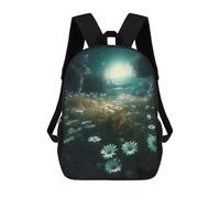 sinyumoney Sac À Dos Enfant Beauty of Chamomile Flower Sac À Dos Scolaire 3D Sac À Dos Scolaire Pour Enfants Sacs D'école Sac À Dos Tendance Avec Poche Sacs À Livres 17inch
