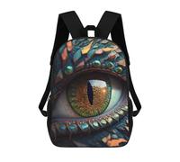 sinyumoney Sac À Dos Enfant, Cartable Dragon's Eye Gaze -3 Sac À Dos Grande Capacité Pour Élèves, Garçons, Filles, Adultes Et Adolescents 17inch