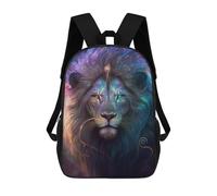 sinyumoney Sac À Dos Enfant, Cartable Enchanted Lion Portrait -11 Sac À Dos Grande Capacité Pour Élèves, Garçons, Filles, Adultes Et Adolescents 17inch