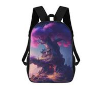 sinyumoney Sac À Dos Enfant, Cartable Enchanted Tree House -2 Sac À Dos Grande Capacité Pour Élèves, Garçons, Filles, Adultes Et Adolescents 17inch