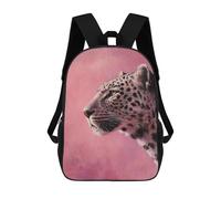 sinyumoney Sac À Dos Enfant, Cartable Leopard Portrait Art Print Sac À Dos Grande Capacité Pour Élèves, Garçons, Filles, Adultes Et Adolescents 17inch