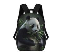 sinyumoney Sac À Dos Enfant, Cartable Panda Bamboo Sac À Dos Grande Capacité Pour Élèves, Garçons, Filles, Adultes Et Adolescents 17inch