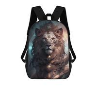 sinyumoney Sac À Dos Enfant, Cartable Super Lion Sac À Dos Grande Capacité Pour Élèves, Garçons, Filles, Adultes Et Adolescents 17inch