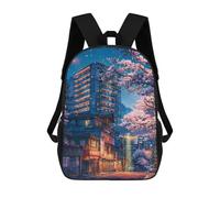 sinyumoney Sac À Dos Enfant, Cartable When The Sakura Bloom Sac À Dos Grande Capacité Pour Élèves, Garçons, Filles, Adultes Et Adolescents 17inch