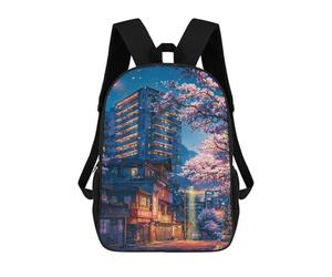 sinyumoney Sac À Dos Enfant, Cartable When The Sakura Bloom Sac À Dos Grande Capacité Pour Élèves, Garçons, Filles, Adultes Et Adolescents 17inch