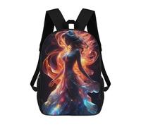 sinyumoney Sac À Dos Enfant Dancing in Silks Sac À Dos Scolaire 3D Sac À Dos Scolaire Pour Enfants Sacs D'école Sac À Dos Tendance Avec Poche Sacs À Livres 17inch