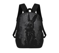 sinyumoney Sac À Dos Enfant Dark Spiked Gothic Rabbit Sac À Dos Scolaire 3D Sac À Dos Scolaire Pour Enfants Sacs D'école Sac À Dos Tendance Avec Poche Sacs À Livres 17inch