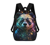 sinyumoney Sac À Dos Enfant Dessin Animé Colorful Panda Art Print-4 17 Pouces, Sac À Dos De Voyage Décontracté Imprimé En 3D, Grand Sac À Dos Pour Garçons Et Filles