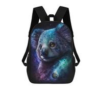 sinyumoney Sac À Dos Enfant Dessin Animé Cosmic Koala Celestial Wildlife Art-2 17 Pouces, Sac À Dos De Voyage Décontracté Imprimé En 3D, Grand Sac À Dos Pour Garçons Et Filles