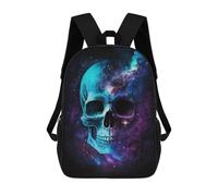sinyumoney Sac À Dos Enfant Dessin Animé Cosmic Skull Art Print-5 17 Pouces, Sac À Dos De Voyage Décontracté Imprimé En 3D, Grand Sac À Dos Pour Garçons Et Filles