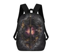 sinyumoney Sac À Dos Enfant Dessin Animé Dragon Sword Fantasy Artwork -2 17 Pouces, Sac À Dos De Voyage Décontracté Imprimé En 3D, Grand Sac À Dos Pour Garçons Et Filles