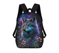 sinyumoney Sac À Dos Enfant Dessin Animé Enchanted Wolf Fantasy Artwork -1 17 Pouces, Sac À Dos De Voyage Décontracté Imprimé En 3D, Grand Sac À Dos Pour Garçons Et Filles