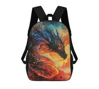 sinyumoney Sac À Dos Enfant Dessin Animé Fantasy Dragon Artwork -8 17 Pouces, Sac À Dos De Voyage Décontracté Imprimé En 3D, Grand Sac À Dos Pour Garçons Et Filles