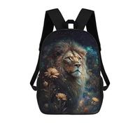 sinyumoney Sac À Dos Enfant Dessin Animé Galactic Lion Majesty -3 17 Pouces, Sac À Dos De Voyage Décontracté Imprimé En 3D, Grand Sac À Dos Pour Garçons Et Filles