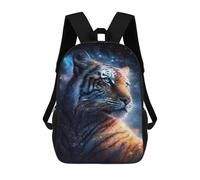 sinyumoney Sac À Dos Enfant Dessin Animé Galactic Tiger Portrait-26 17 Pouces, Sac À Dos De Voyage Décontracté Imprimé En 3D, Grand Sac À Dos Pour Garçons Et Filles
