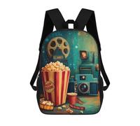 sinyumoney Sac À Dos Enfant Dessin Animé Movie Night Essentials -3 17 Pouces, Sac À Dos De Voyage Décontracté Imprimé En 3D, Grand Sac À Dos Pour Garçons Et Filles