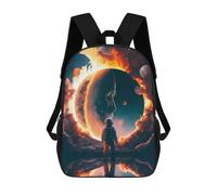 sinyumoney Sac À Dos Enfant Dessin Animé Other World 17 Pouces, Sac À Dos De Voyage Décontracté Imprimé En 3D, Grand Sac À Dos Pour Garçons Et Filles