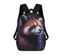 sinyumoney Sac À Dos Enfant Dessin Animé Red Panda in Space -2 17 Pouces, Sac À Dos De Voyage Décontracté Imprimé En 3D, Grand Sac À Dos Pour Garçons Et Filles