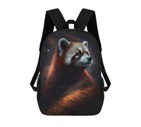 sinyumoney Sac À Dos Enfant Dessin Animé Red Panda in Space -7 17 Pouces, Sac À Dos De Voyage Décontracté Imprimé En 3D, Grand Sac À Dos Pour Garçons Et Filles