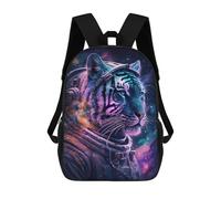 sinyumoney Sac À Dos Enfant Dessin Animé Tiger Astronaut Space Art Print-7 17 Pouces, Sac À Dos De Voyage Décontracté Imprimé En 3D, Grand Sac À Dos Pour Garçons Et Filles