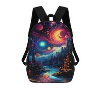 sinyumoney Sac À Dos Enfant Dream Land Sac À Dos Scolaire 3D Sac À Dos Scolaire Pour Enfants Sacs D'école Sac À Dos Tendance Avec Poche Sacs À Livres 17inch