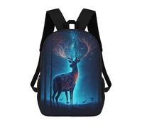 sinyumoney Sac À Dos Enfant Enchanted Forest Deer -18 Sac À Dos Scolaire 3D Sac À Dos Scolaire Pour Enfants Sacs D'école Sac À Dos Tendance Avec Poche Sacs À Livres 17inch