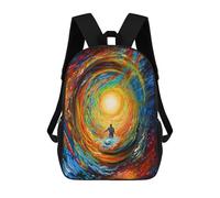 sinyumoney Sac À Dos Enfant Gazing Into The Infinite Sac À Dos Scolaire 3D Sac À Dos Scolaire Pour Enfants Sacs D'école Sac À Dos Tendance Avec Poche Sacs À Livres 17inch