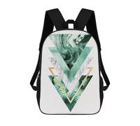 sinyumoney Sac À Dos Enfant Geometric And Floral 2 Sac À Dos Scolaire 3D Sac À Dos Scolaire Pour Enfants Sacs D'école Sac À Dos Tendance Avec Poche Sacs À Livres 17inch