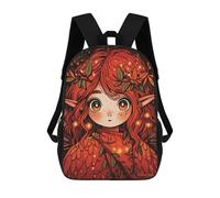 sinyumoney Sac À Dos Enfant Imprimé Autumn Fairy Whimsy Sac À Dos De Voyage Pour Garçon Et Fille 17inch