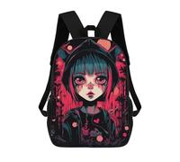 sinyumoney Sac À Dos Enfant Imprimé Dark Forest Dreamscape Sac À Dos De Voyage Pour Garçon Et Fille 17inch