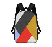 sinyumoney Sac À Dos Enfant Imprimé En 3D Abstract Collage 03 Sac D'école, Sac À Dos Étudiant, Sac À Dos Tendance Et Léger Pour L'école, Le Collège Et Les Voyages 17inch