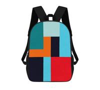sinyumoney Sac À Dos Enfant Imprimé En 3D Abstract Modern Art 9 Sac D'école, Sac À Dos Étudiant, Sac À Dos Tendance Et Léger Pour L'école, Le Collège Et Les Voyages 17inch