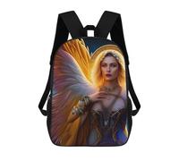 sinyumoney Sac À Dos Enfant Imprimé En 3D Angel Illustrated Sac D'école, Sac À Dos Étudiant, Sac À Dos Tendance Et Léger Pour L'école, Le Collège Et Les Voyages 17inch