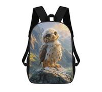 sinyumoney Sac À Dos Enfant Imprimé En 3D Baby Hawk Mountain View Sac D'école, Sac À Dos Étudiant, Sac À Dos Tendance Et Léger Pour L'école, Le Collège Et Les Voyages 17inch