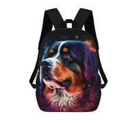sinyumoney Sac À Dos Enfant Imprimé En 3D Bernese Mountain Galaxy Sac D'école, Sac À Dos Étudiant, Sac À Dos Tendance Et Léger Pour L'école, Le Collège Et Les Voyages 17inch