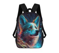 sinyumoney Sac À Dos Enfant Imprimé En 3D Corgi Dog Enchantment Sac D'école, Sac À Dos Étudiant, Sac À Dos Tendance Et Léger Pour L'école, Le Collège Et Les Voyages 17inch